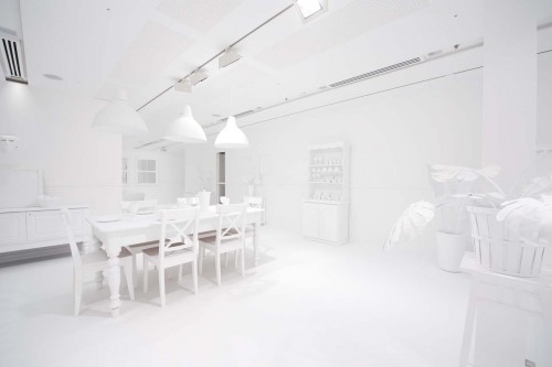 Yayoi Kusama The obliteration room Blank Table Image