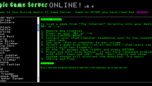 Apple Game Server