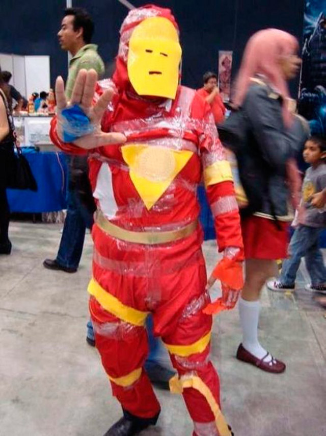 cheapo iron man cosplay