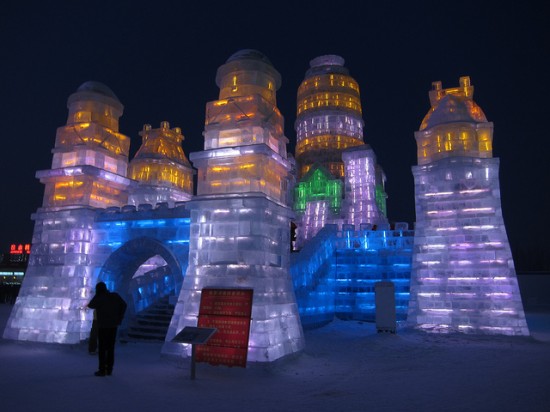 Ice Sculpture Castle