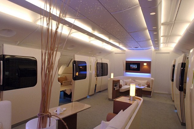 Qantas A380 first class lounged