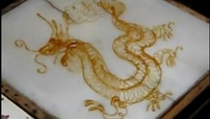 Caramel Dragon Lollipop