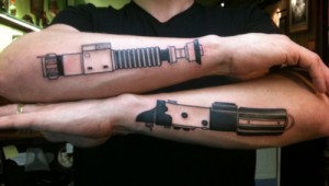 Star Wars Lightsaber tattoos
