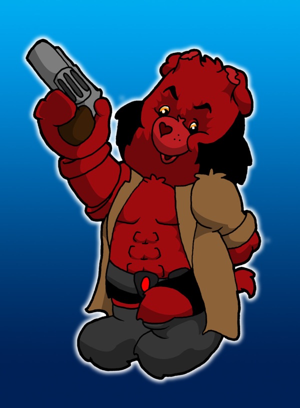 Iconic-Care-Bear-Hellboy