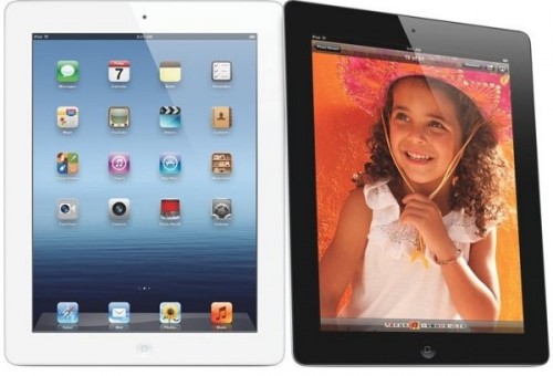 New Apple iPad White Black Image