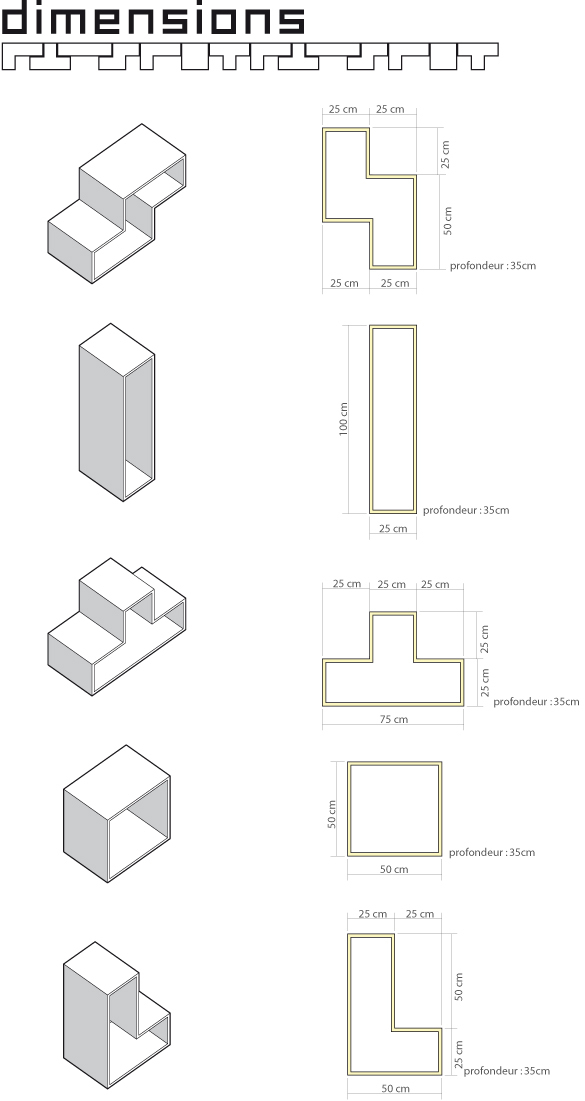 Tetris Shelves Diagram