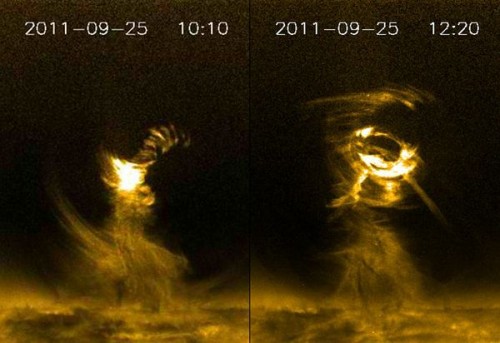 Solar Tornadoes NASA Image