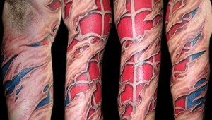 Spiderman Sleeve Tattoo