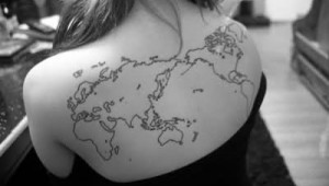 World-Map-Tattoo