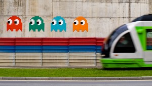 pacman street art 3