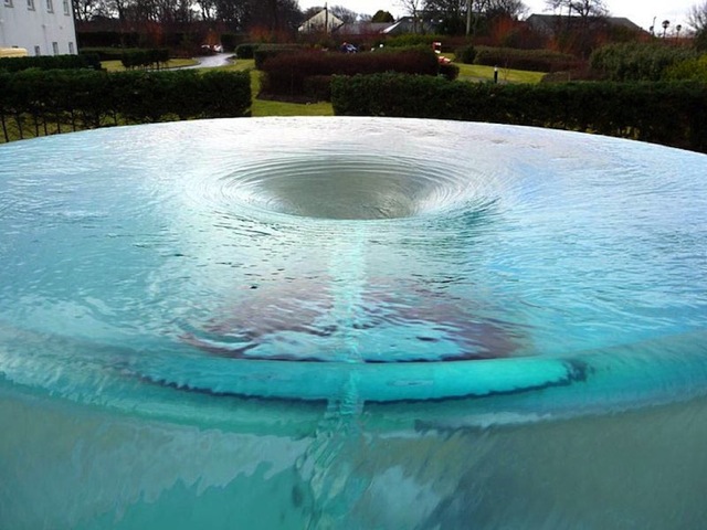 Charybdis vortex sculpture