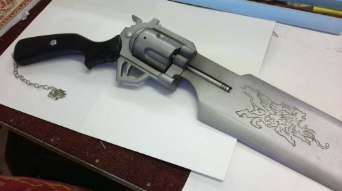 Final Fantasy VIII Dissidia gunblade by benmeetsworld Image 2