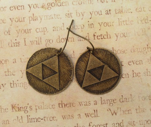 Triforce earrings by Fortesgospel Image