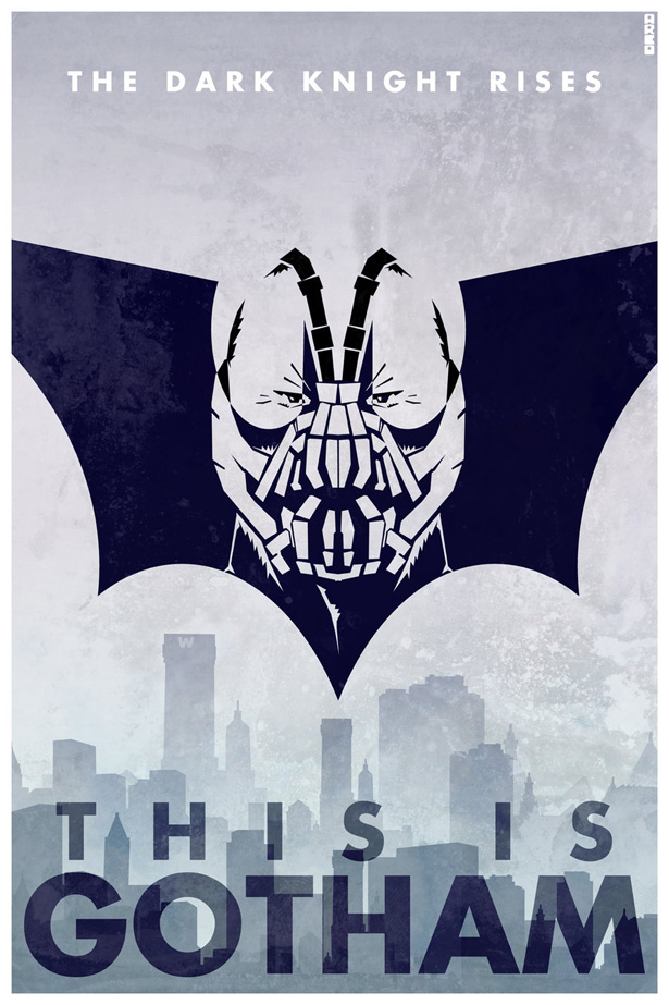 Alternative poster for "The Dark Knight Rises"