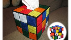 Rubik's cube tissue box 1