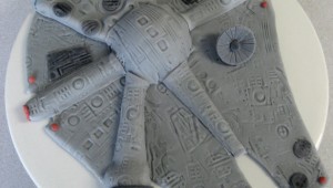 Star Wars Millenium Falcon Cake Topper