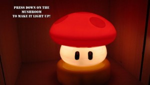 Super Mario Brothers Power up Mushroom Lamp Night Light