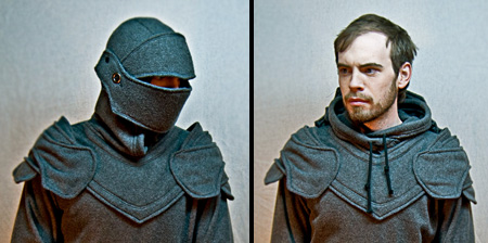 grey knight armored hoodie