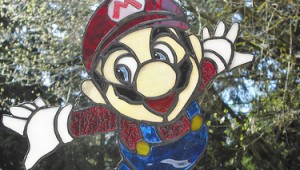 Stained Glass Mario