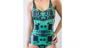 Circuit Board Swimsuit 1