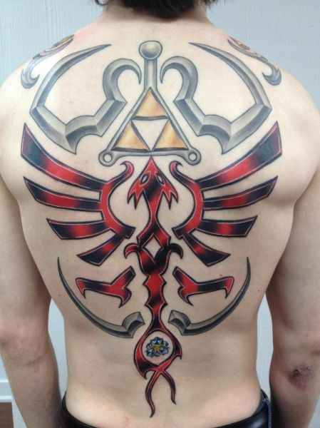 Zelda Back Tattoo