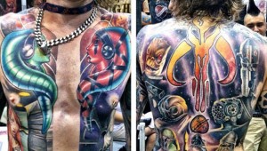 Full Upper-Body Star Wars Tattoo