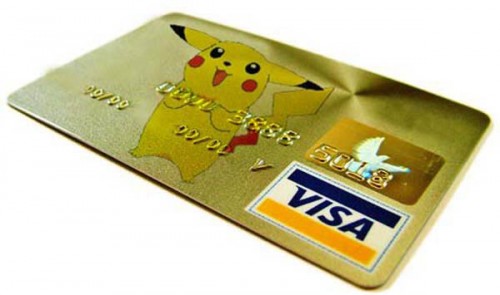 Pikachu Credit Card
