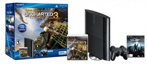 PlayStation 3 Super Slim Uncharted 3 bundle image