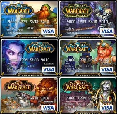 World Of Warcraft Credit Card