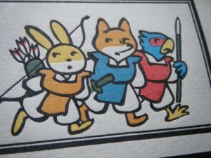 Best Friends woodblock print Jeb Henry top image