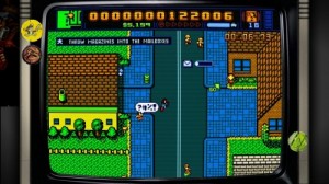Retro City Rampage paperboy image