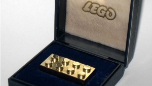 14k Solid Gold LEGO Brick