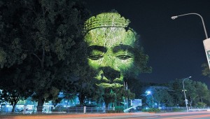 3D Projections of Deities Onto Trees