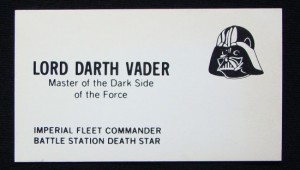 Darth Vader Card