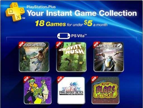 PS Plus Vita instant game collection Image