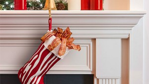 Bacon Christmas Stocking