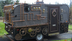 Steampunk Food Cart