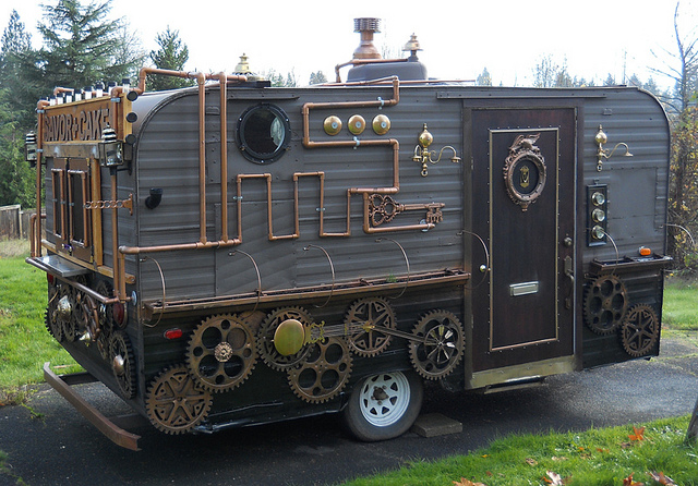 Steampunk Food Cart