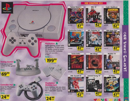 Toyr R Us 1996 videogame ad image 4
