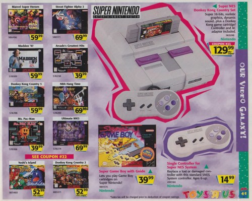 Toyr R Us 1996 videogame ad image 6