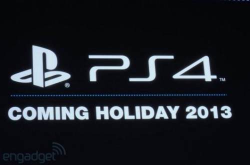 PlayStation 4 coming holiday 2013 image