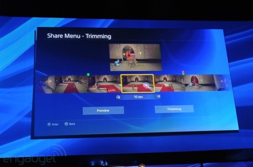 PlayStation 4 share video funtion image