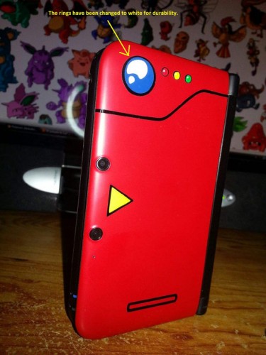 Pokedex decal red 3DS XL image