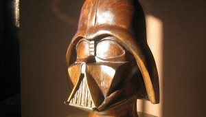 Walnut Darth Vader Helmet 3