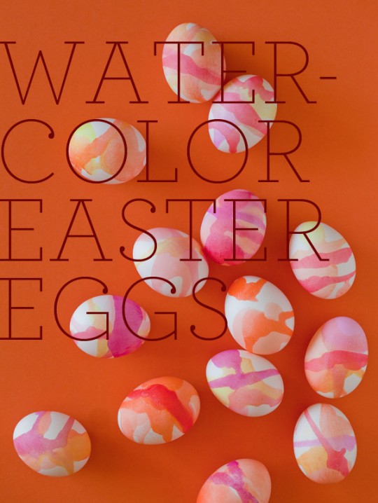 Watercolor Easter Eggs