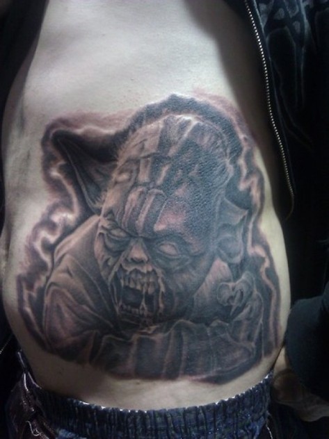 Zombie Yoda Tattoo