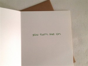 you turn me on card by LimeGreenGaming image 2