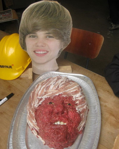 Bieber is Scary as food