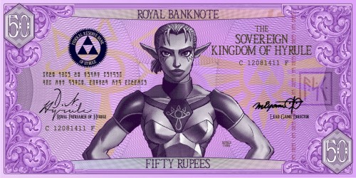 Fifty Rupee Hylian Banknote by G33k1nd159153 image