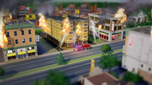 SimCity issues fire image